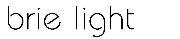 brie light字体下载