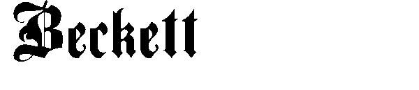 Beckett字体下载