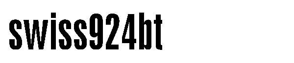 swiss924bt字体下载