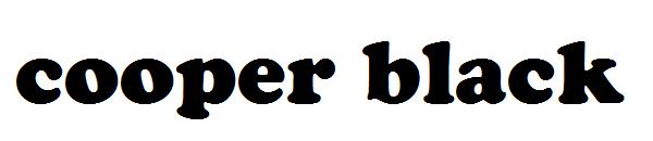 cooper black字体