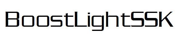 BoostLightSSK字体