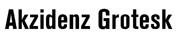 Akzidenz Grotesk字体