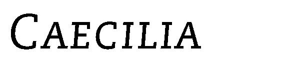 Caecilia字体下载