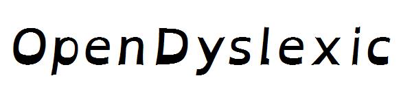 OpenDyslexic字体下载