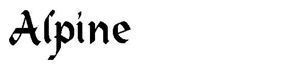 Alpine字体下载