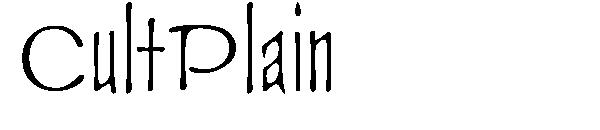 CultPlain字体下载