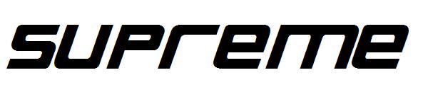 Supreme字体下载