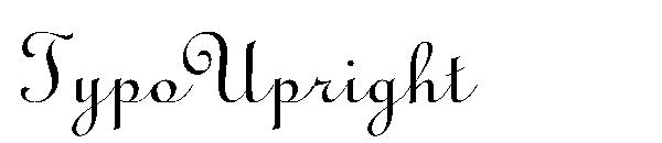 TypoUpright字体下载