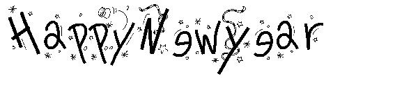 HappyNewYear字体下载