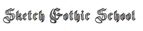 Sketch Gothic School字体