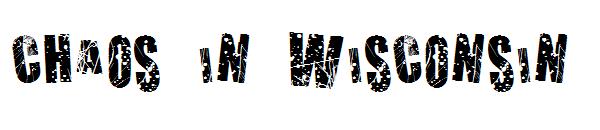 Chaos in Wisconsin字体