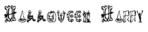 Halloween Happy字体