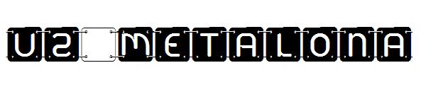 U2 Metalona字体