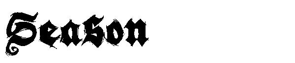 Season字体