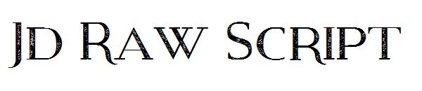 Jd Raw Script字体