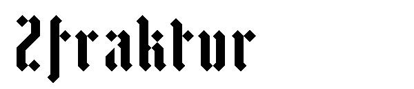 Zfraktur字体