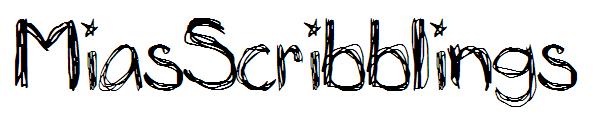 MiasScribblings字体