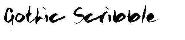 Gothic Scribble字体