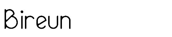 Bireun字体