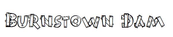 Burnstown Dam字体