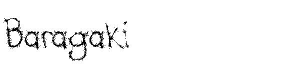 Baragaki字体