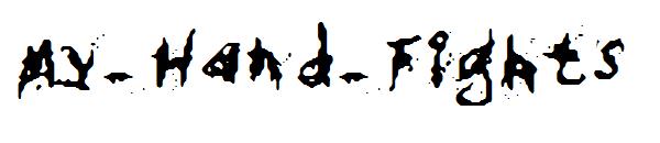 My-Hand-Fights字体