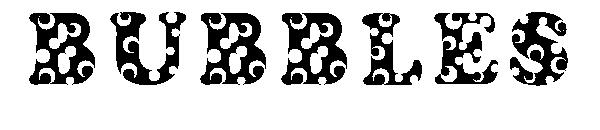 Bubbles字体