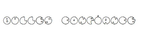 Bulles Confiance字体