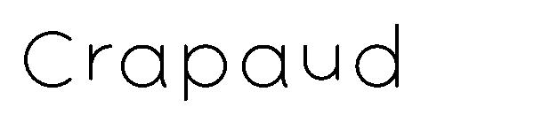 Crapaud字体