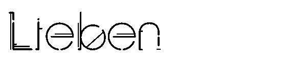 Lieben字体