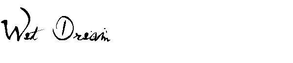 Wet Dream字体