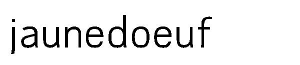 jaunedoeuf字体
