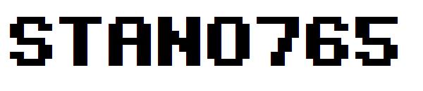 STAN0765字体