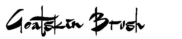 Goatskin Brush字体
