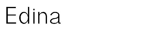 Edina字体