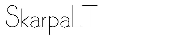 SkarpaLT字体