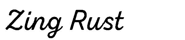 Zing Rust字体
