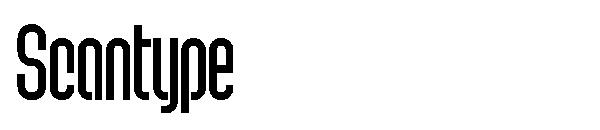 Scantype字体