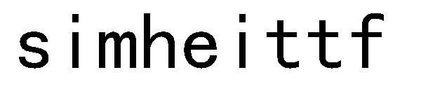 simheittf字体