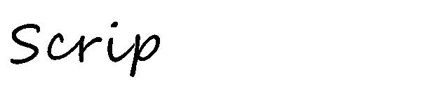 Scrip字体