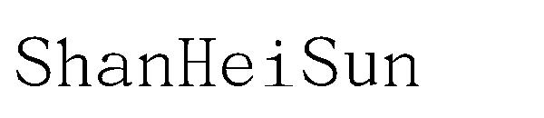 ShanHeiSun字体