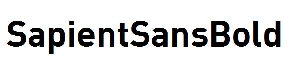 SapientSansBold字体