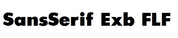 SansSerif Exb FLF字体