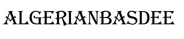 AlgerianBasDEE字体