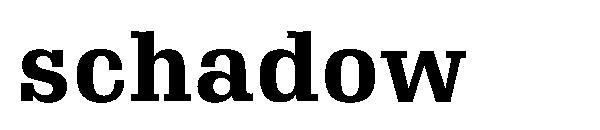 schadow字体