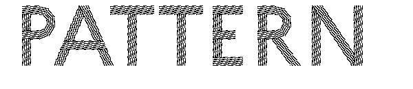 pattern字体