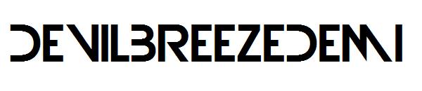 DevilBreezeDemi字体