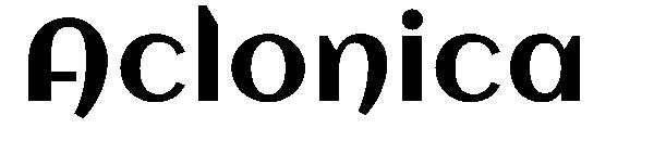 Aclonica字体