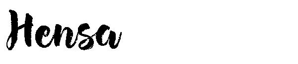 Hensa字体