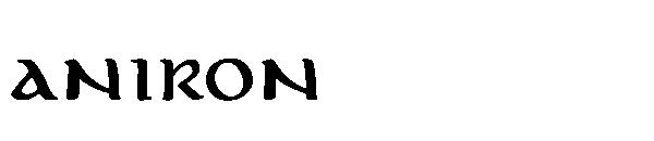 aniron字体